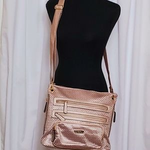 NWOT Stone Mountain Blush Pink/Mauve Crossbody Bag